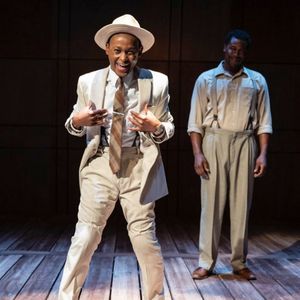 L-R Antonio Michael Woodard and Jason Bowen in The Ballad of Emmett Till. Photo court Photo