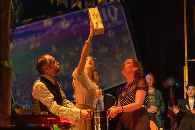 John Dougall, Victoria Blunt, and Tessa Church Photo