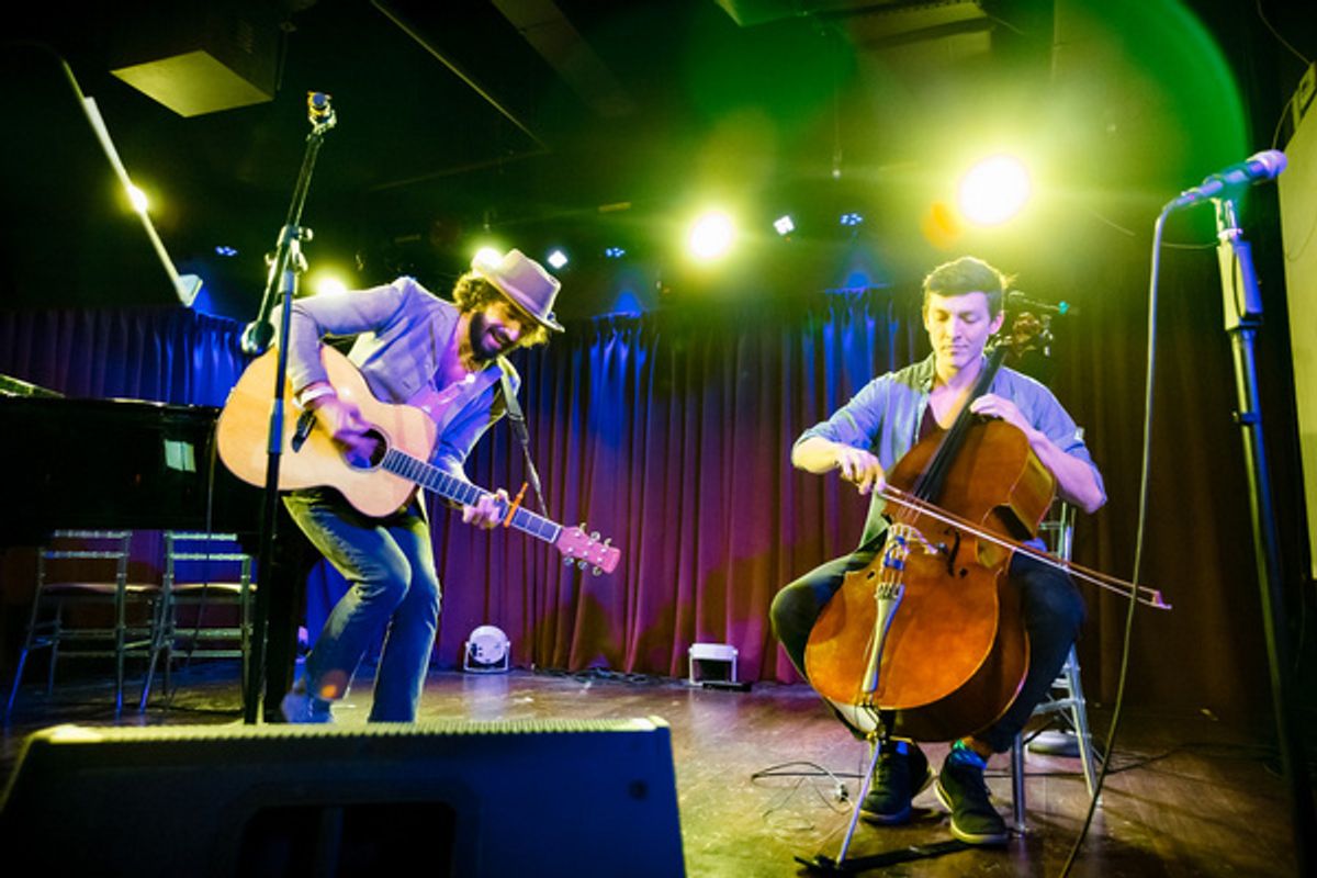 Luk? Wygodny and Sam Quiggins of The Heartstrings Project at Photos: First Look at RUTH SENT US: A BENEFIT FOR REPRODUCTIVE JUSTICE