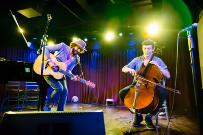 Luk? Wygodny and Sam Quiggins of The Heartstrings Project Photo