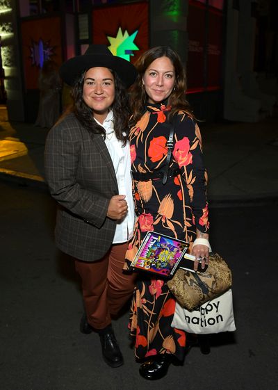 Sabrina Jalees (L) attends Family Equality's LA Impact: A Night of Heroes at Paramoun Photo