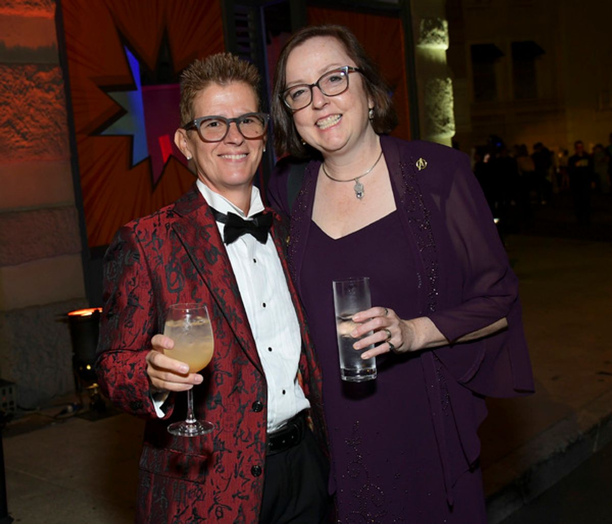 LOS ANGELES, CALIFORNIA - OCTOBER 15: Atmosphere at Family Equality's LA Impact: A Night of Heroes at Paramount Studios on October 15, 2022 in Los Angeles, California. (Photo by Charley Gallay/Getty Images for Family Equality) at 