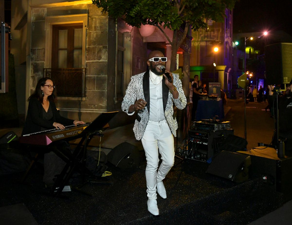 LOS ANGELES, CALIFORNIA - OCTOBER 15: Atmosphere at Family Equality's LA Impact: A Night of Heroes at Paramount Studios on October 15, 2022 in Los Angeles, California. (Photo by Charley Gallay/Getty Images for Family Equality) at 