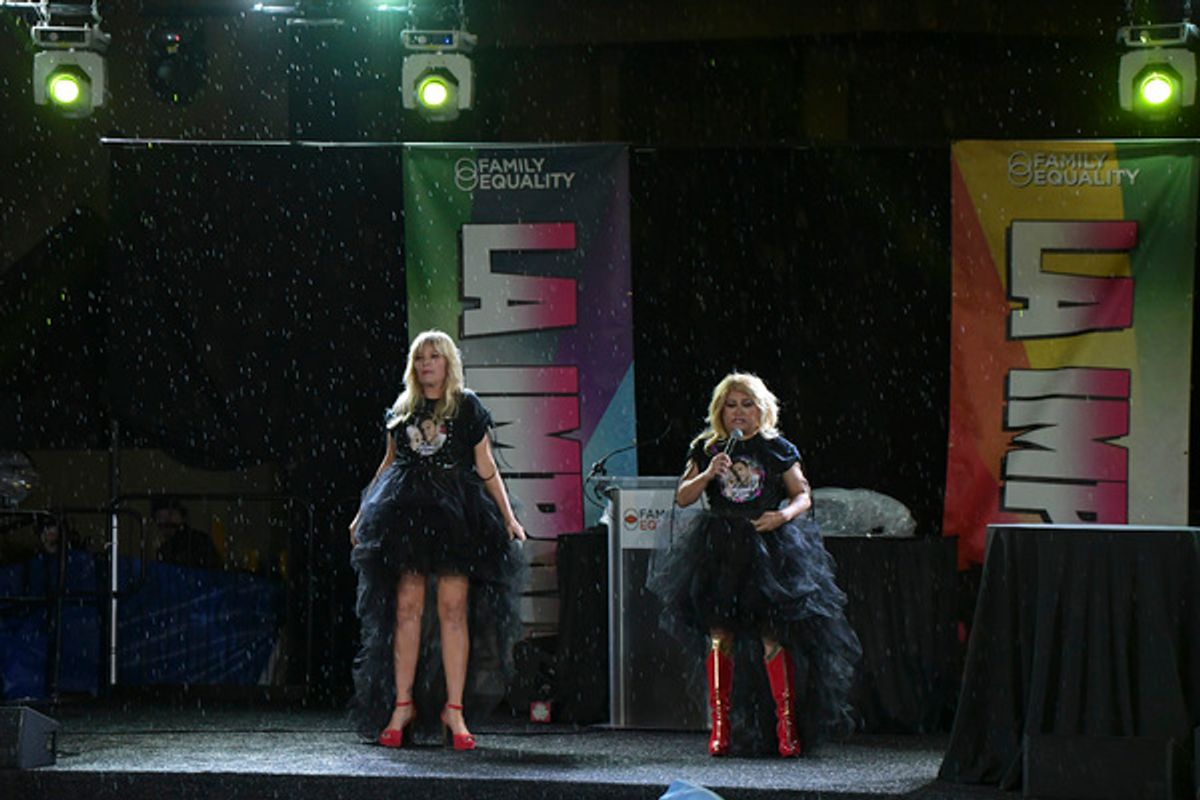 Alec Mapa and Melissa Peterman   at 