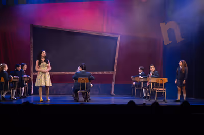 Matilda Purple Cast  Photo