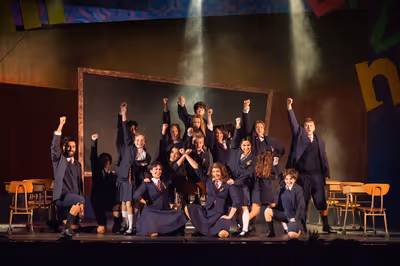 Matilda Purple Cast  Photo