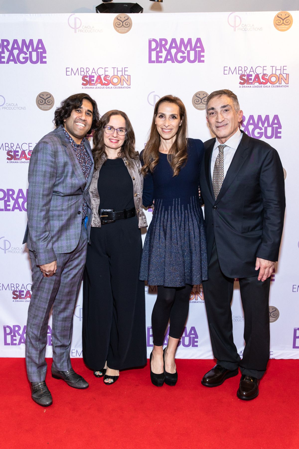 Vivek Tiwary, Tracy Tiwary, Rose and Luigi Caiola at 