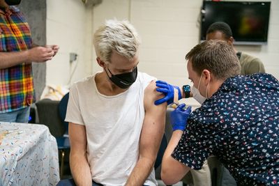 The Entertainment Community Fund Provides Flu Shots  Photo