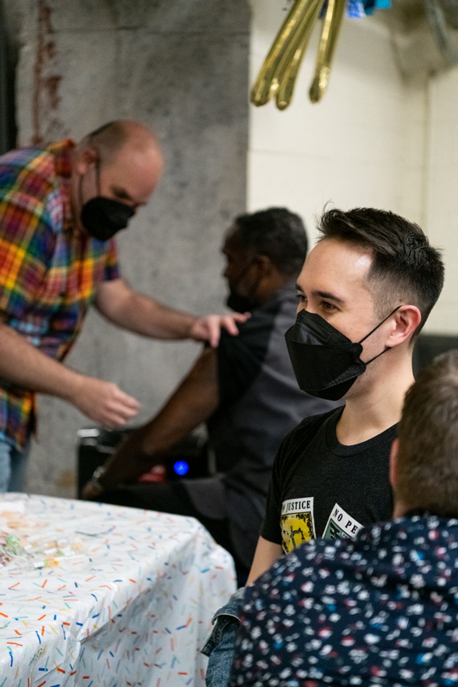 Photos: Andy Karl, Stephanie J. Block, Gavin Creel & More Get Their Flu Shots Thanks to The Entertainment Community Fund Image