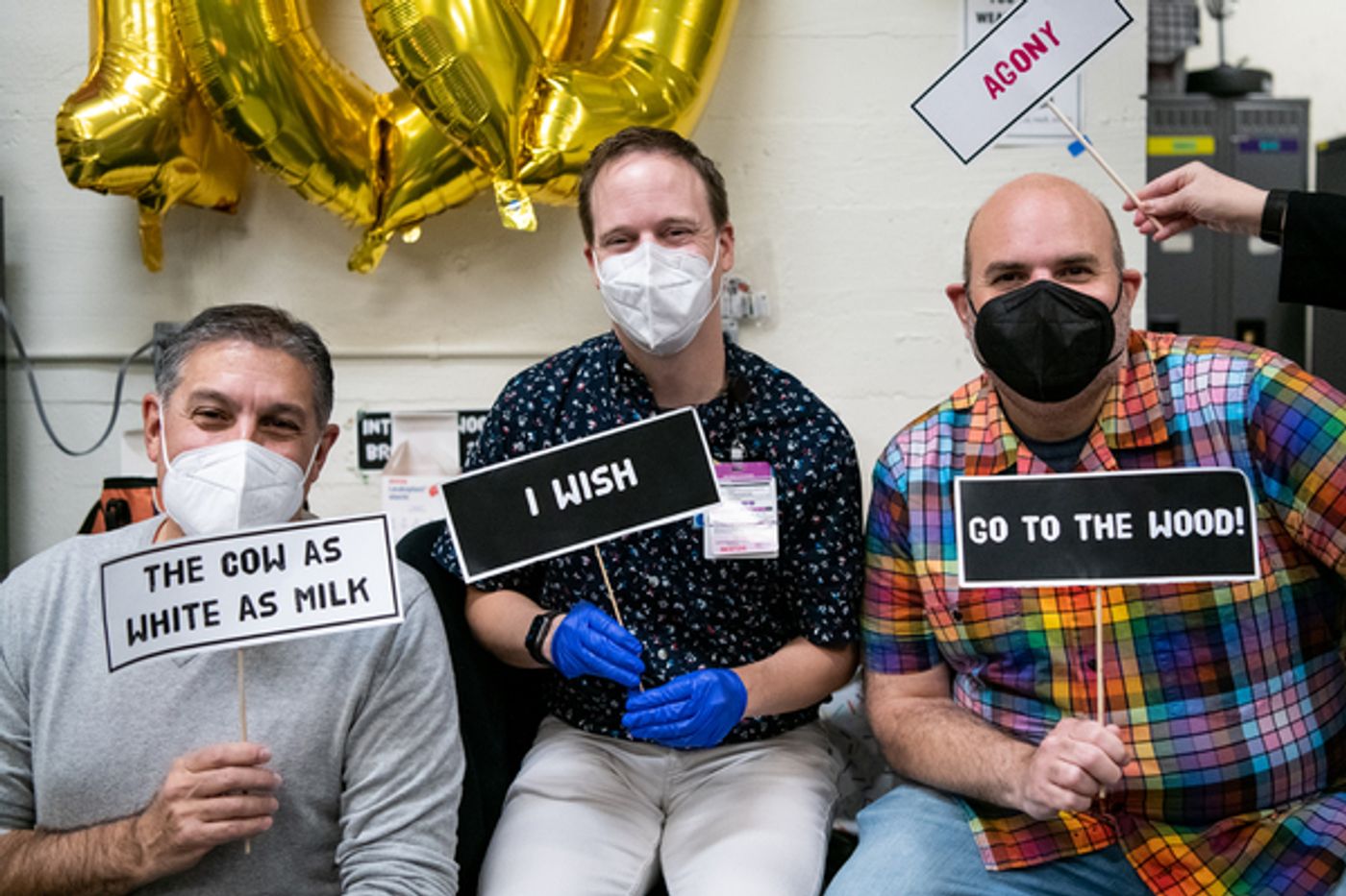 Photos: Andy Karl, Stephanie J. Block, Gavin Creel & More Get Their Flu Shots Thanks to The Entertainment Community Fund Photos: Andy Karl, Stephanie J. Block, Gavin Creel & More Get Their Flu Shots Thanks to The Entertainment Community Fund Image