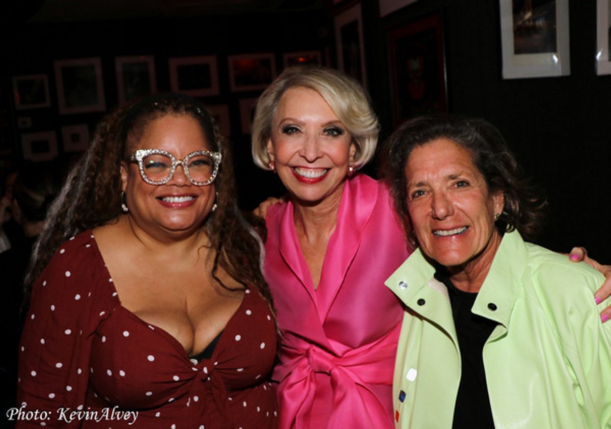 Julie Halston and guests at 