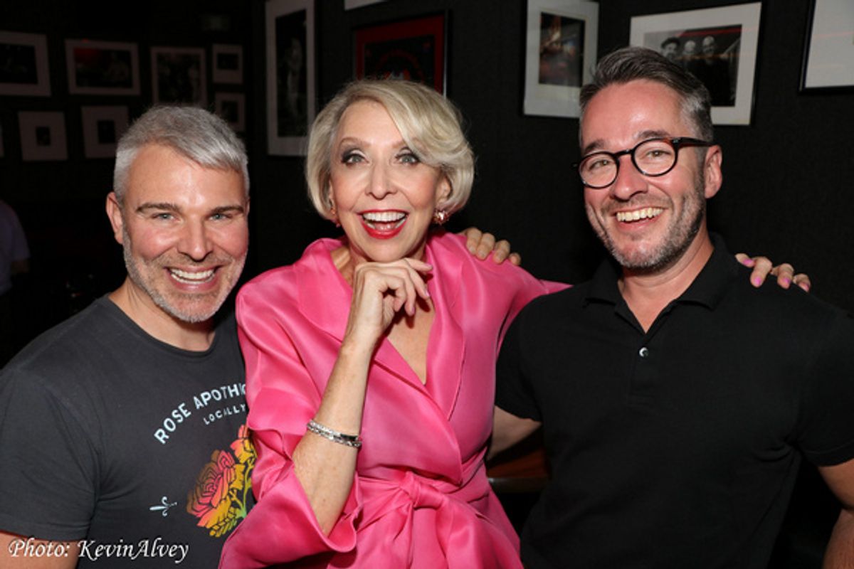 Julie Halston and guests at 