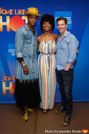 J. Harrison Ghee, Adrianna Hicks, Christian Borle Photo