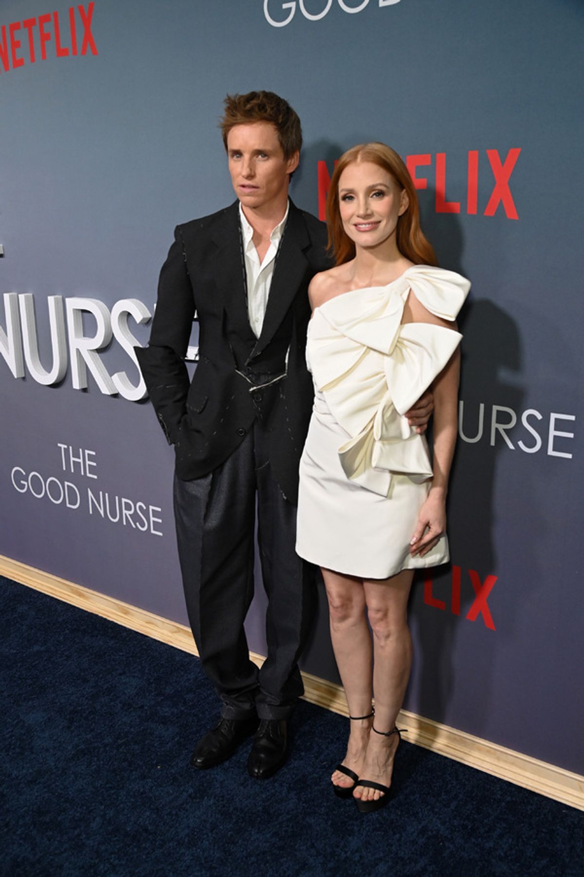 Eddie Redmayne and Jessica Chastain at 