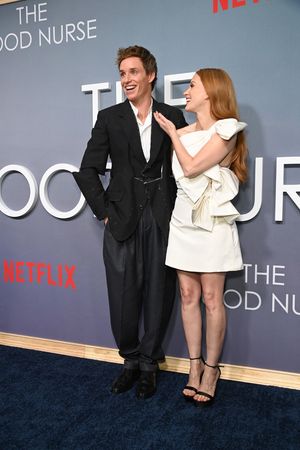 Eddie Redmayne and Jessica Chastain @ BroadwayWorld Eddie Redmayne and Jessica Chastain Photo