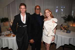 Eddie Redmayne, Daniel Baldwin and Jessica Chastain @ BroadwayWorld Eddie Redmayne, Daniel Baldwin and Jessica Chastain Photo