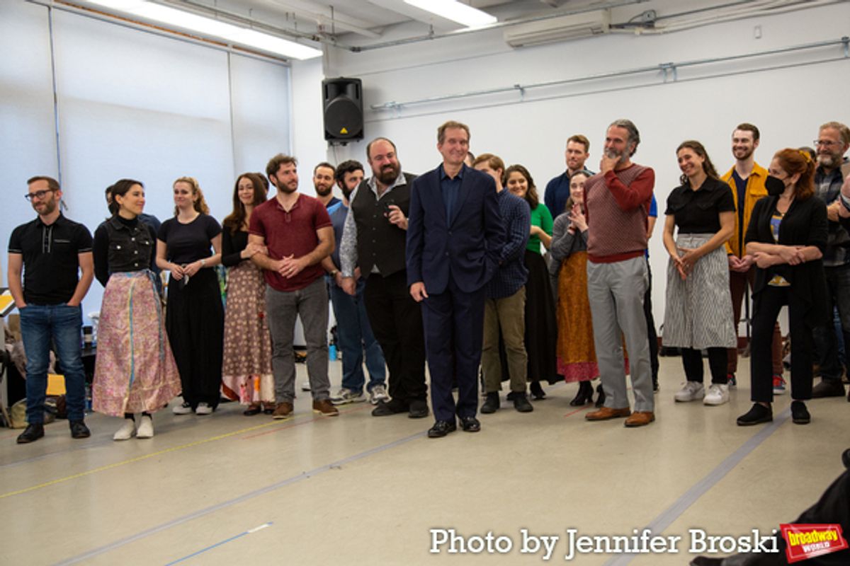 The cast of FIDDLER ON THE ROOF at Photos: Meet the Cast of FIDDLER ON THE ROOF in Yiddish, Returning Next Month