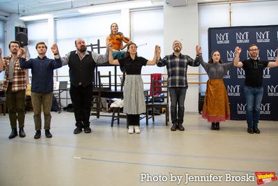 The cast of FIDDLER ON THE ROOF Photo
