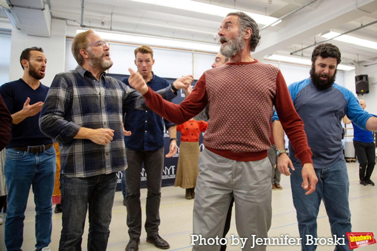 The cast of FIDDLER ON THE ROOF at 