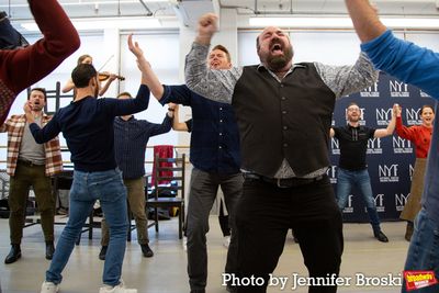 The cast of FIDDLER ON THE ROOF Photo