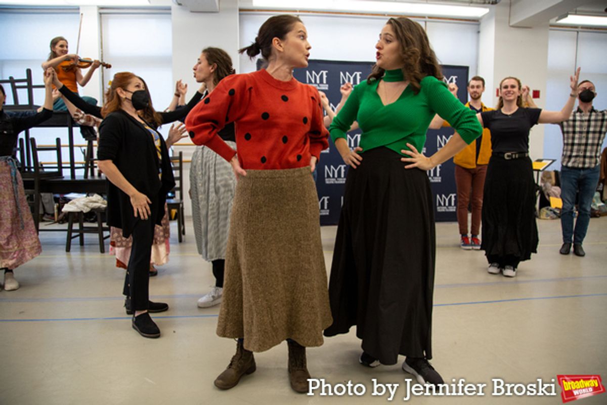 The cast of FIDDLER ON THE ROOF at Photos: Meet the Cast of FIDDLER ON THE ROOF in Yiddish, Returning Next Month