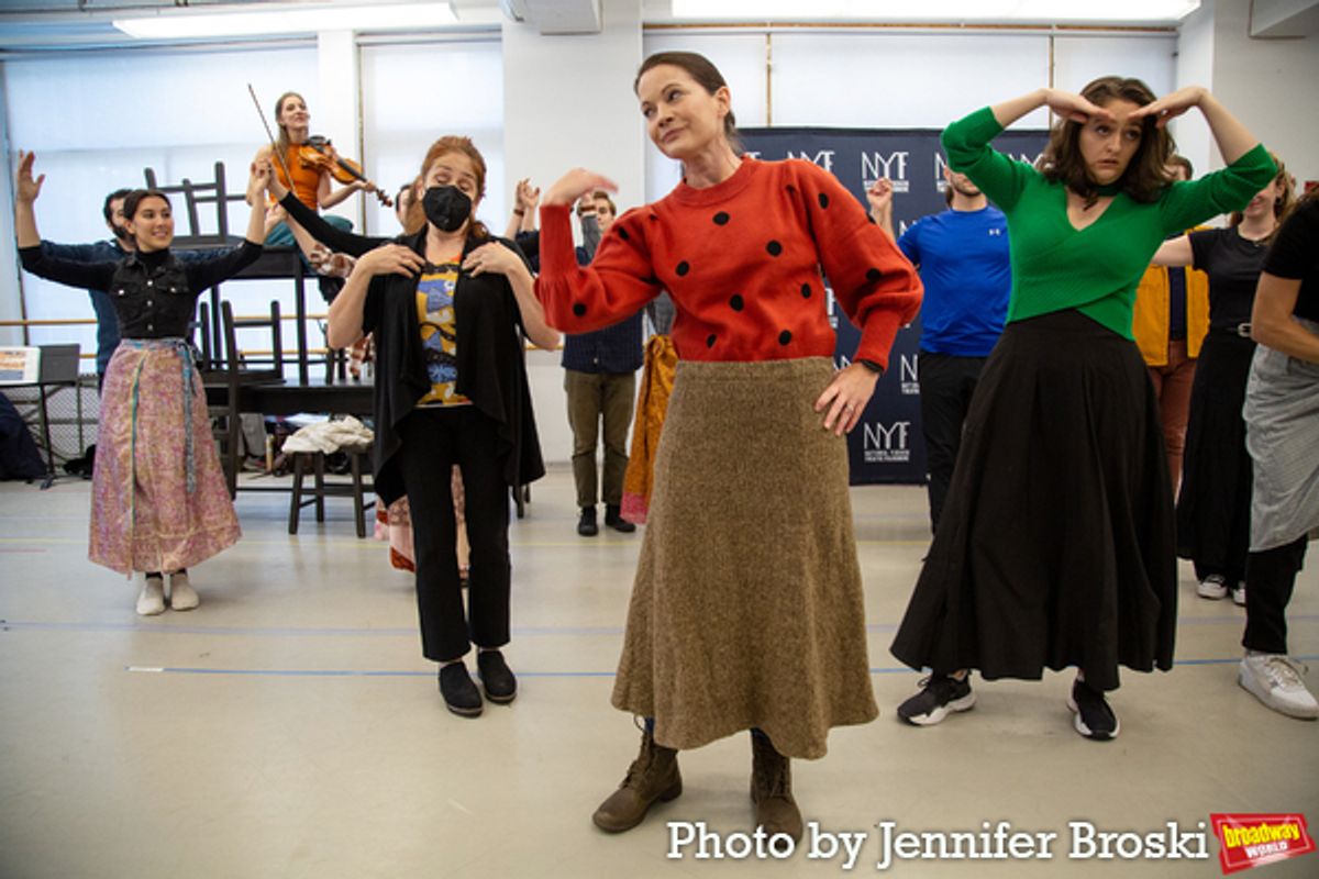 The cast of FIDDLER ON THE ROOF at Photos: Meet the Cast of FIDDLER ON THE ROOF in Yiddish, Returning Next Month