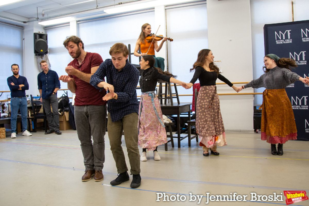 The cast of FIDDLER ON THE ROOF at Photos: Meet the Cast of FIDDLER ON THE ROOF in Yiddish, Returning Next Month