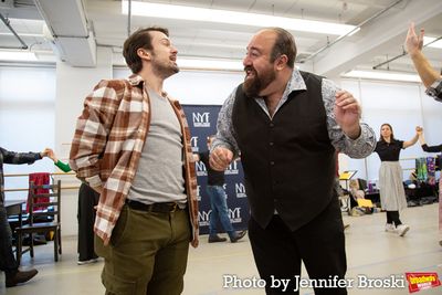 The cast of FIDDLER ON THE ROOF Photo