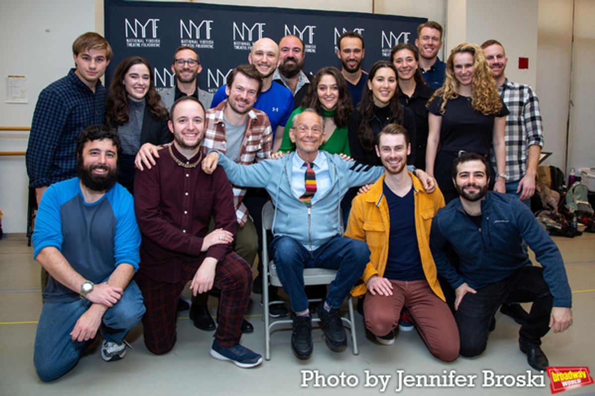 Joel Grey and the ensemble cast of FIDDLER ON THE ROOF at 