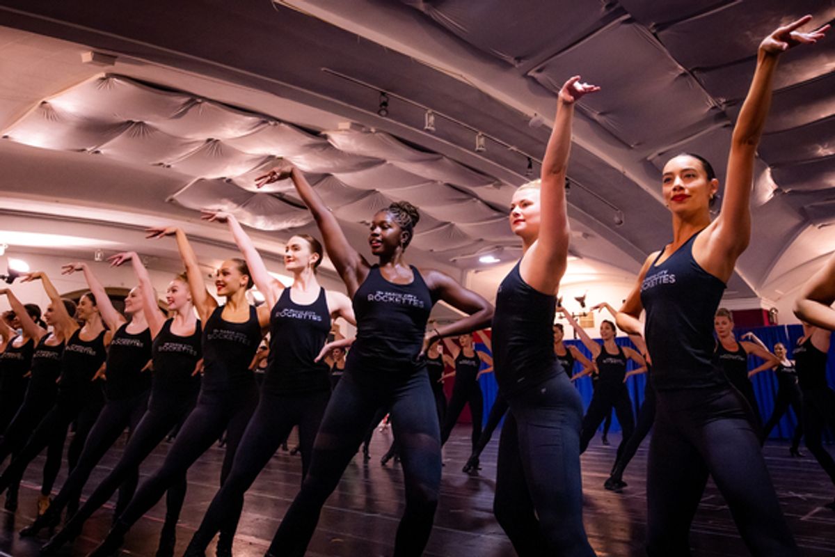 The Radio City Rockettes at Photos: The Radio City Rockettes Rehearse for CHRISTMAS SPECTACULAR