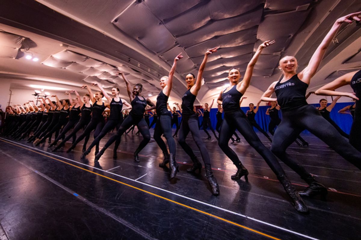 The Radio City Rockettes at Photos: The Radio City Rockettes Rehearse for CHRISTMAS SPECTACULAR