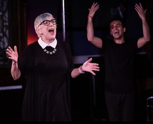 Lisa Lampanelli and Robert Peterpaul @ BroadwayWorld Lisa Lampanelli and Robert Peterpaul Photo