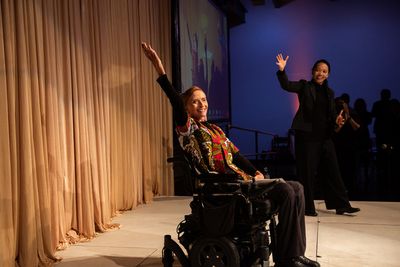 The 2022 Distinguished Service to the Dance Field recipient Ginger Lane and ASL Inter Photo
