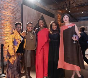 Mashaune Hardy, Emily Lansana Hooper, D''onminique Boyd, Event Co-chair Princess Mhoo Photo