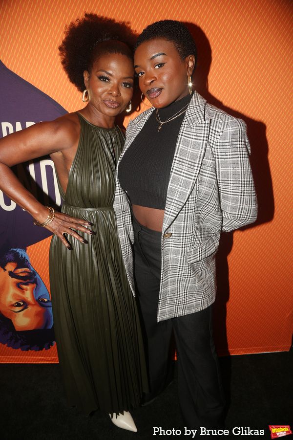 Producer La Chanze and Celia Rose Gooding Photo