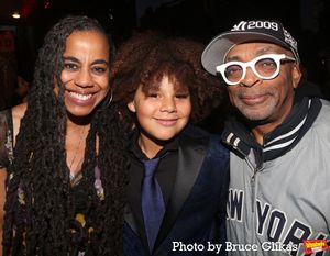 Playwright Suzan-Lori Parks, son Durham and Spike Lee @ BroadwayWorld Playwright Suzan-Lori Parks, son Durham and Spike Lee Photo