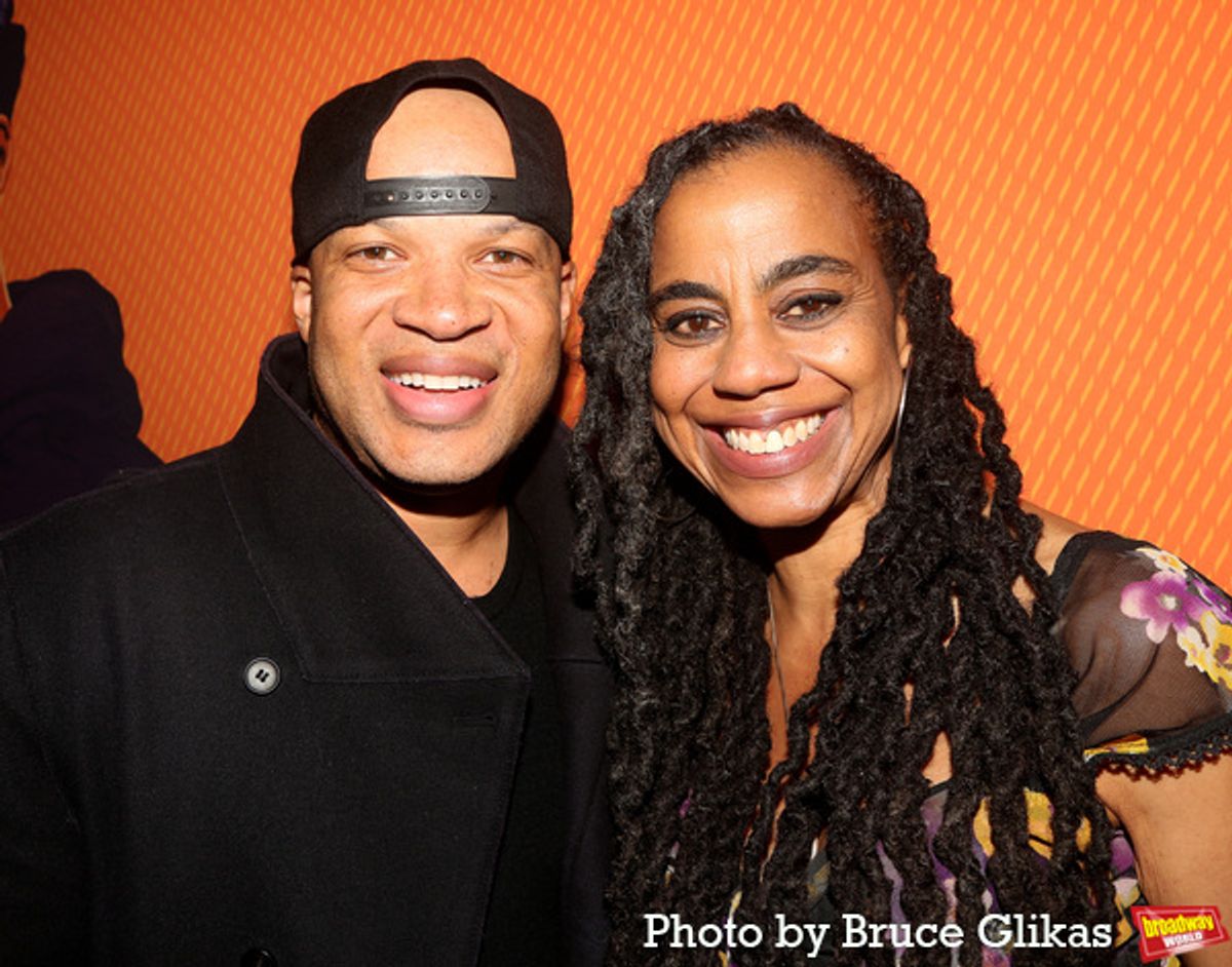 Glenn Davis and Playwright Suzan-Lori Parks at 