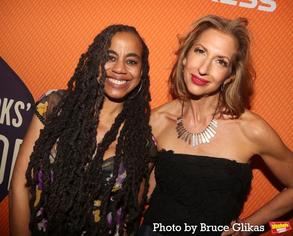 Playwright Suzan-Lori Parks and Alysia Reiner Photo
