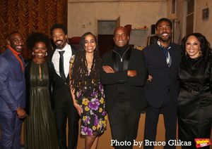 Producer Rashad V Chambers, Producer La Chanze, Corey Hawkins, Playwright Suzan-Lori Parks, Director Kenny Leon, Yahya Abdul-Mateen II and Producer Debra Martin @ BroadwayWorld Producer Rashad V Chambers, Producer La Chanze, Corey Hawkins, Playwright Suzan-Lori Photo