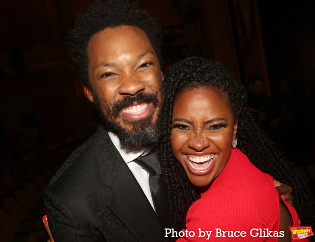 Corey Hawkins and Teyonah Parris at 
