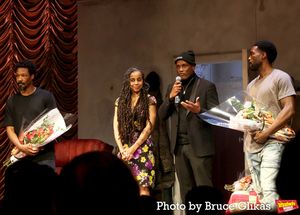 Corey Hawkins, Playwright Suzan-Lori Parks, Director Kenny Leon and Yahya Abdul-Mateen II @ BroadwayWorld Corey Hawkins, Playwright Suzan-Lori Parks, Director Kenny Leon and Yahya Abdul-Matee Photo