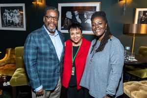Wendell Pierce, Dr. Carla Hayden, Sharon D Clarke @ BroadwayWorld Wendell Pierce, Dr. Carla Hayden, Sharon D Clarke Photo
