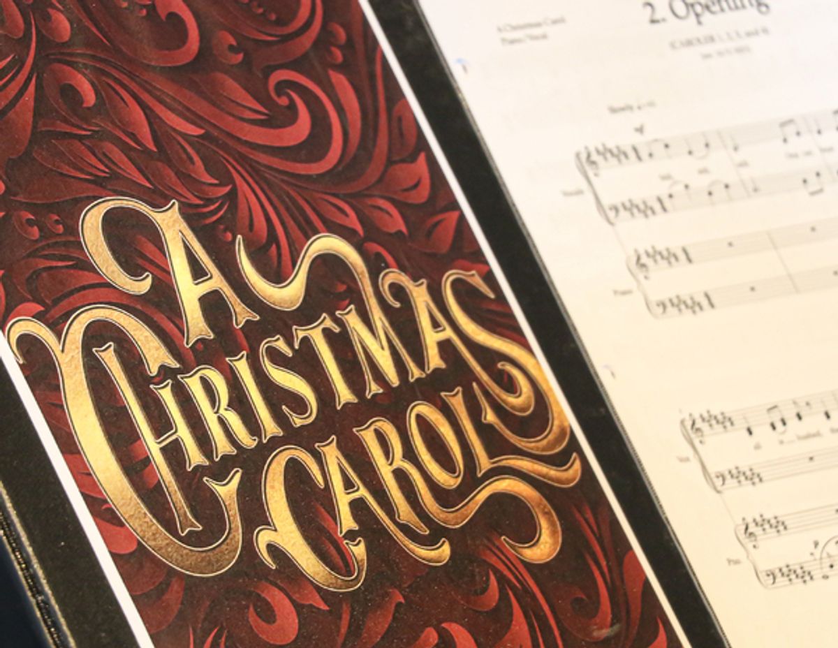 A Christmas Carol Rehearsal at 