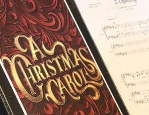 A Christmas Carol Rehearsal Photo