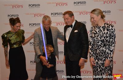 Rebecca Rosen, Michael Rosen and Kingston with Steven Renege Photo