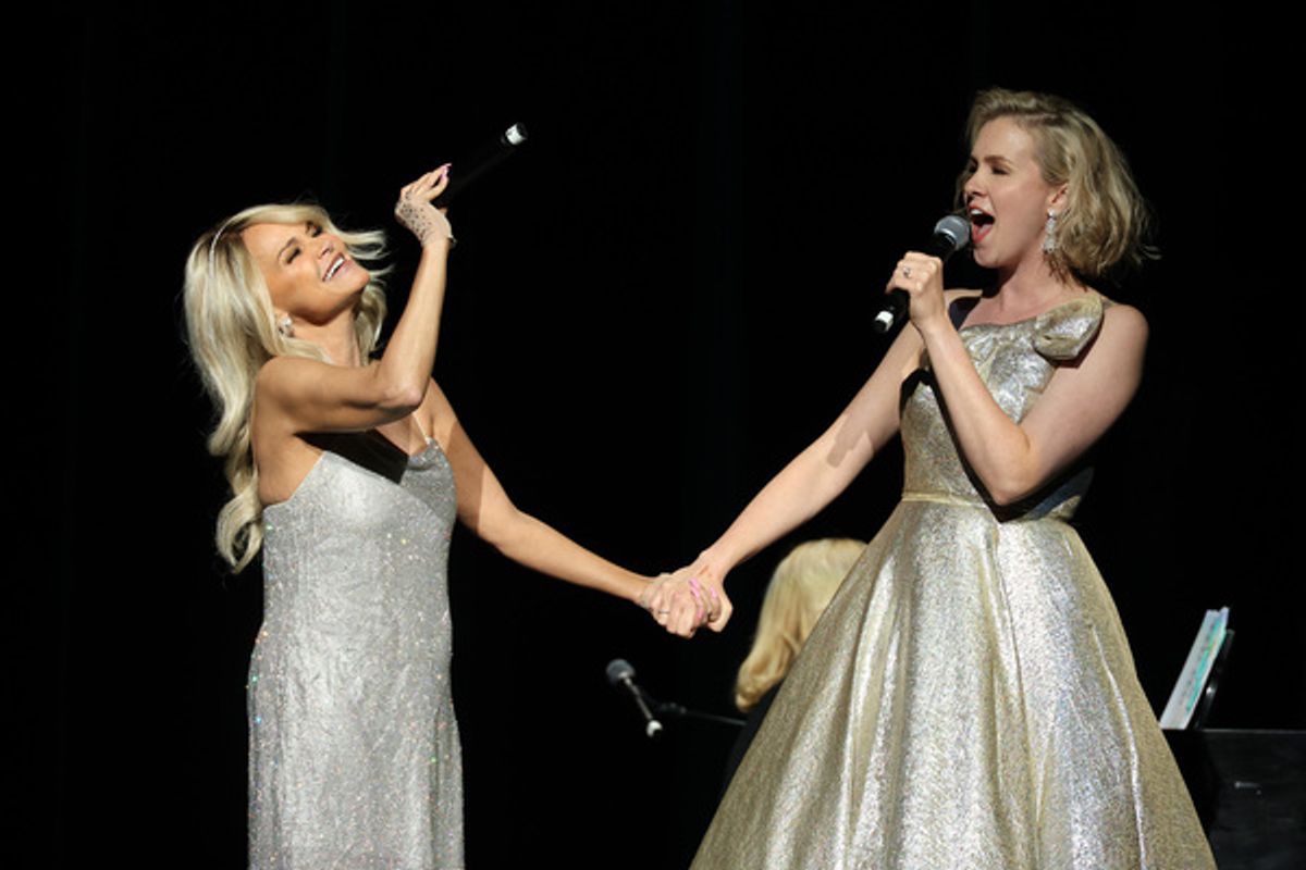 Kristin Chenoweth and Ginna Claire Mason at 