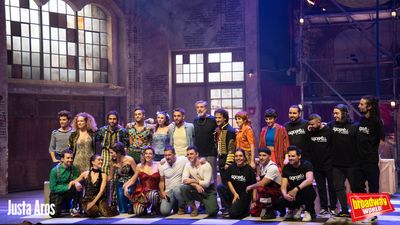 El equipo completo de GODSPELL en Málaga Photo