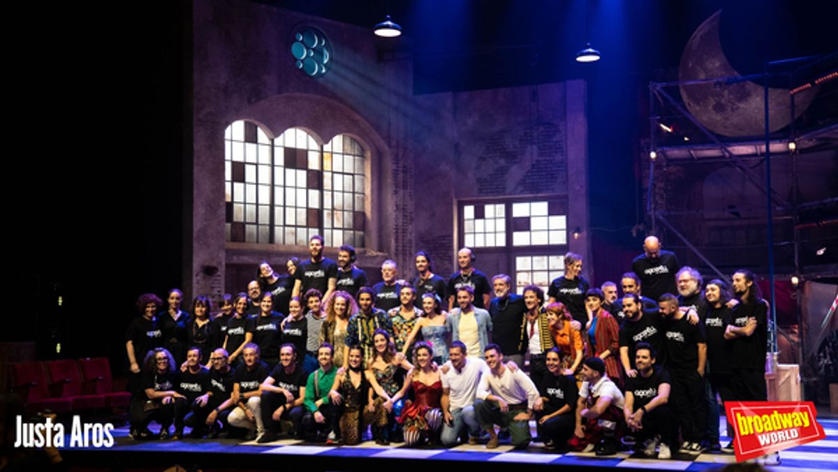 El equipo completo de GODSPELL en Málaga at PHOTOS: GODSPELL se presenta en en el Teatro del Soho de Málaga