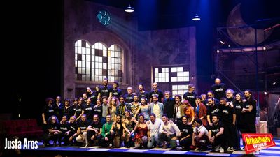 El equipo completo de GODSPELL en Málaga Photo