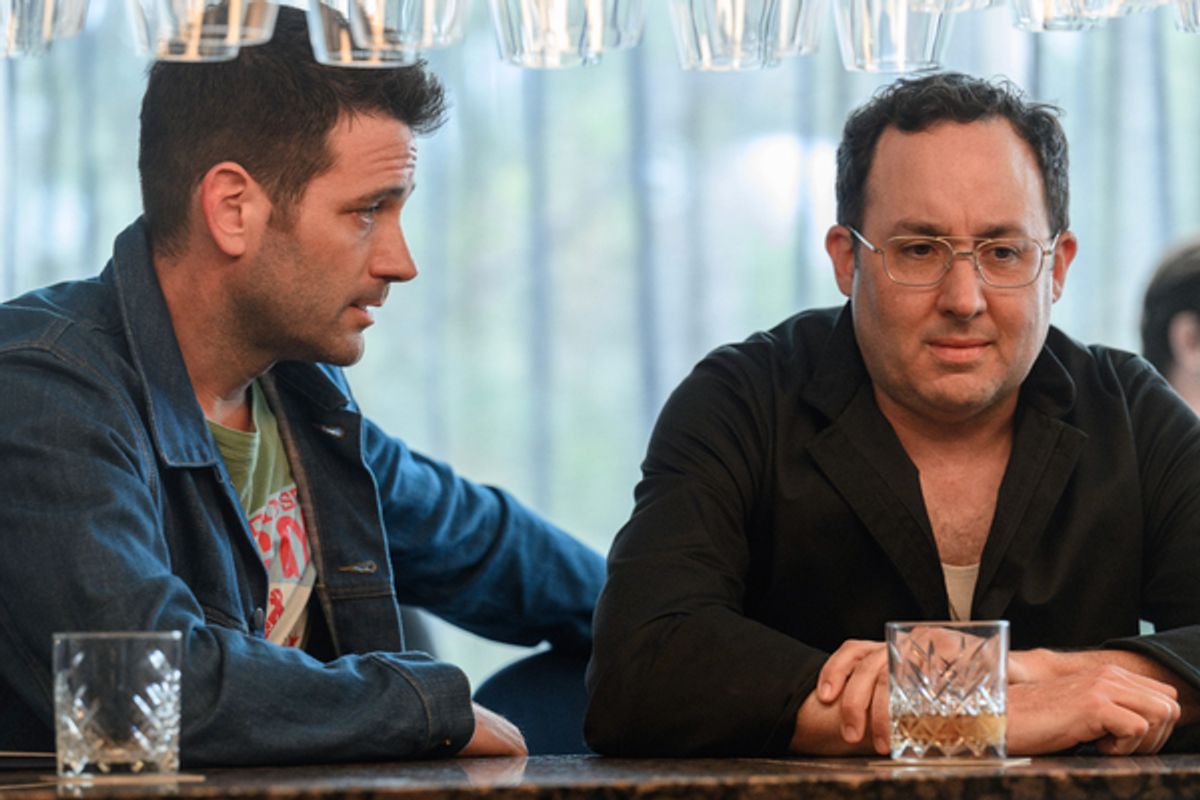 Colin Donnell as Mack/Paulo, P.J. Byrne as Mckenzie Boyd at 